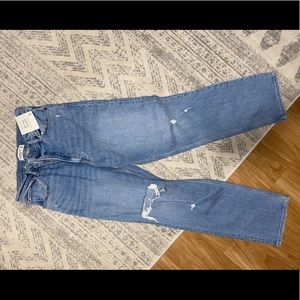 Abercrombie NWT 90s Ultra High Rise Straight Jeans